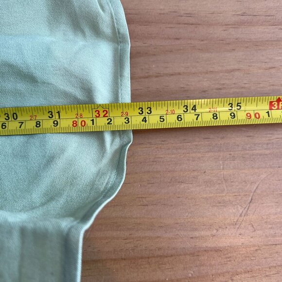 Blu Pepper Baby Doll Mini Sundress Medium Light Sage Scoop Neck - Picture 8 of 9